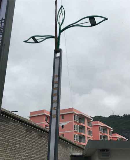 LED路燈安裝現(xiàn)場